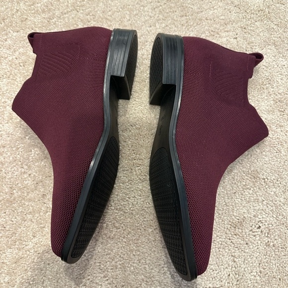Vivaia Square-Toe Water-Repellent Ankle Boots (Ryan Pro) Burgandy Red 39.5/8.5 - Picture 5 of 7